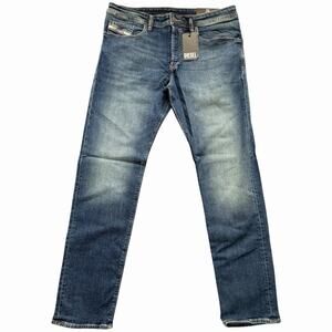 DIESEL Buster Tapered MENs JEANS RE062 Sz 36”X 32” MSRP $250 Measures Included